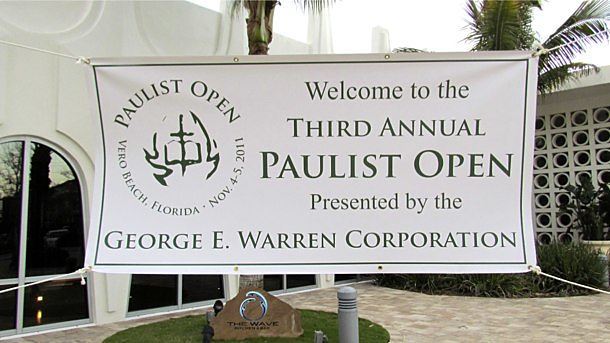 Hundreds of golf enthusiasts and other friends of the Paulist Fathers were welcomed to the Third Annual Paulist Open Nov. 4-5 at the Costa d'Este Beach Resort and Spa in Vero Beach, Fla.