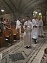 Dat Q. Tran, CSP, follows the cloud of incense as he processes into the Mass during which he will be ordained a transitional deacon in the Paulist Fathers Sept. 4 in the Crypt Church of the Basilica of the National Shrine of the Immaculate Conception in Washington, D.C.