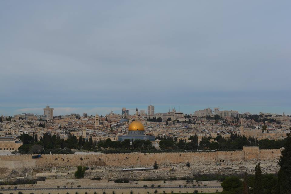 View from the Mount of Olives in the Holy Land