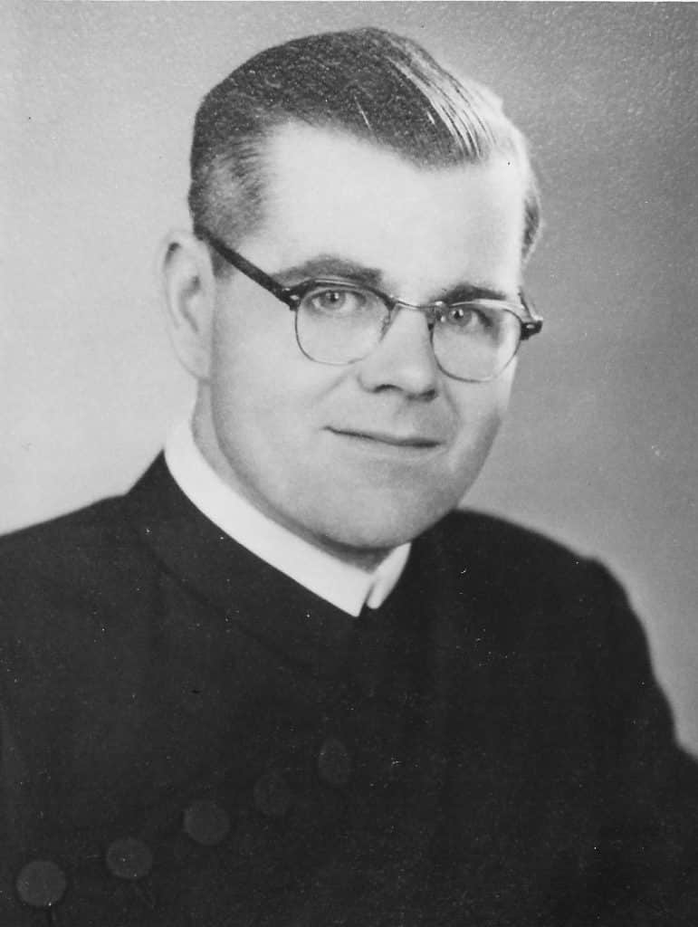 Paulist Fr. David O'Brien as a young priest