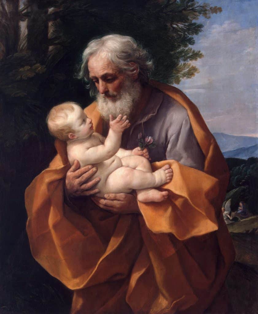 Painting by Guido Reni, c. 1635.  (The first image on Joseph’s Wikipedia page!) 