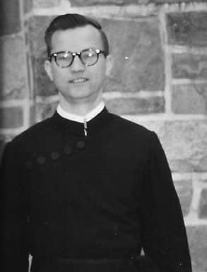 Fr. Ed Pietrucha, C.S.P. as a young priest.