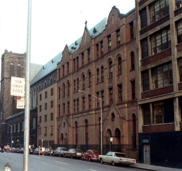 The one-time St. Paul the Apostle School on West 60th Street in New York City.