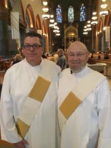 Deacon Billy Atkins(left) and Deacon Denis Dolan (right)